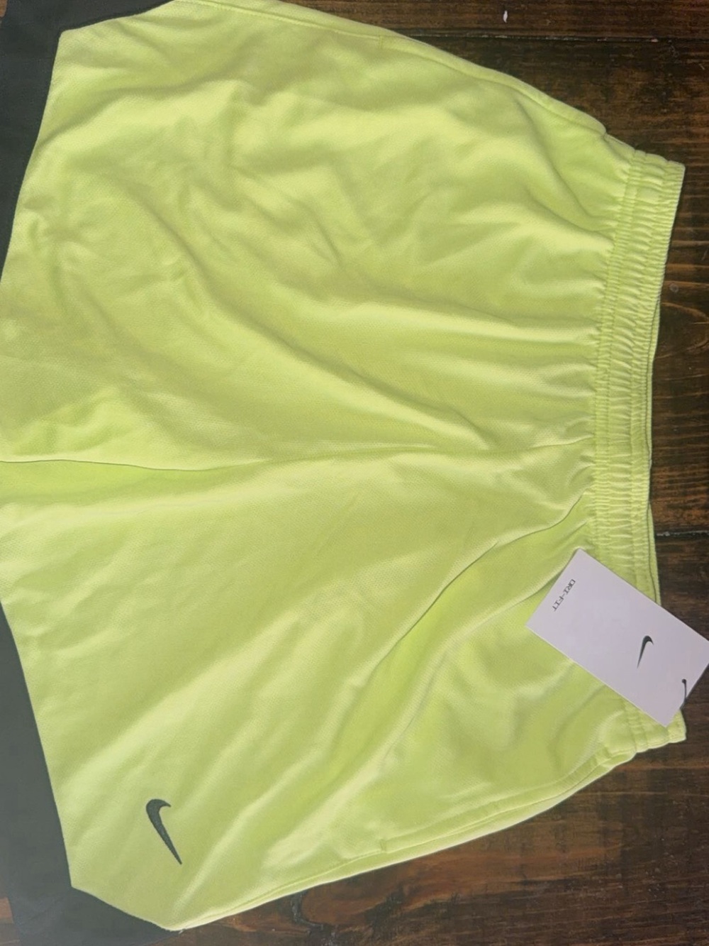 Nike Neon Lime Athletic Circle Skirt
